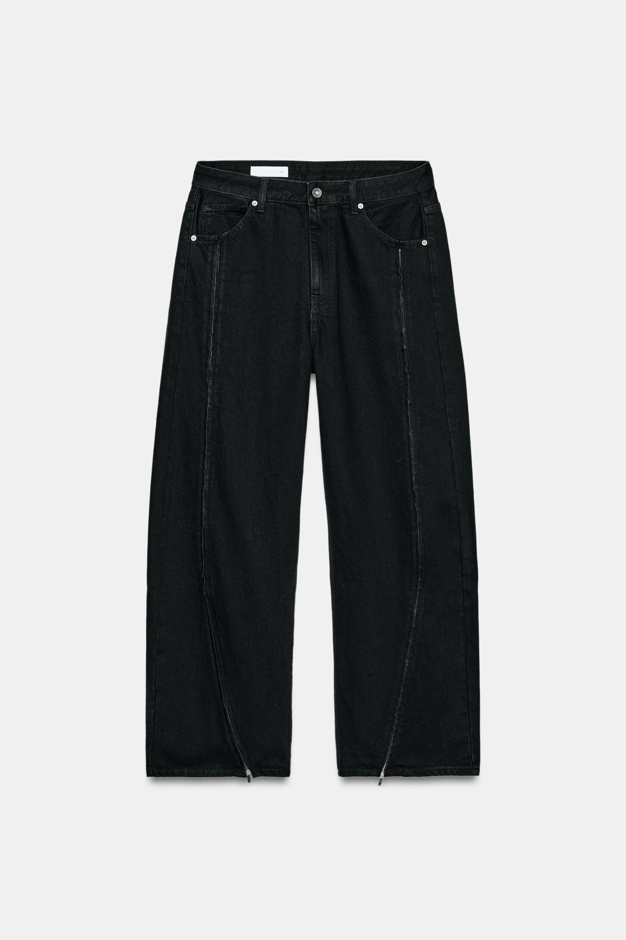 JEANS TRF BAGGY À ZIPS